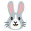 Rabbit Face emoji, Google design