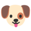 Dog Face emoji, Google design