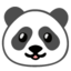 Panda emoji, Google design
