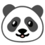 Panda emoji on Android