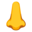 Nose emoji, Google design