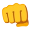 Oncoming Fist emoji on Android