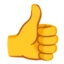 Thumbs Up emoji, Google design