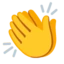 Clapping Hands emoji on Android