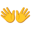 Open Hands emoji on Android