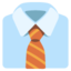 Necktie emoji, Google design