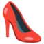 High-heeled Shoe emoji on Android
