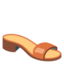 Woman’s Sandal emoji, Google design