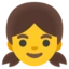 Girl emoji on Android