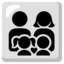 Family Man, Woman, Girl, Boy emoji, Google design