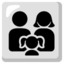 Family Man, Woman, Girl emoji as drawn by Android