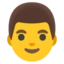 Man emoji on Android