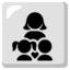 Family Woman, Girl, Boy emoji, Google design