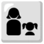 Family Woman, Girl emoji, Google design