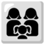 Family Woman, Woman, Girl emoji as drawn by Android