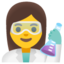 Download Woman Scientist emoji, Google style