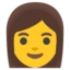 Woman emoji on Android