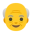 Old Man emoji, Google design