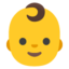 Baby emoji, Google design