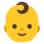 Baby emoji on Android