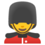 Download Man Guard emoji, Google style