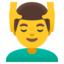 Download Man Getting Massage emoji, Google style