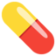 Pill emoji, Google design