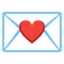 Love Letter emoji, Google design