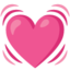 Beating Heart emoji, Google design