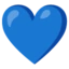 Blue Heart on Google