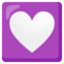 Heart Decoration emoji, Google design