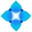 Diamond with a Dot emoji on Android
