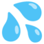 Download Sweat Droplets emoji, Google style