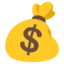 Money Bag emoji, Google design