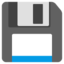 Floppy Disk emoji, Google design