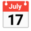 Calendar emoji, Google design