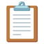 Clipboard emoji, Google design