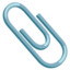 Paperclip emoji, Google design