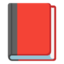 Closed Book emoji, Google design