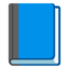 Blue Book emoji, Google design