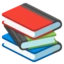 Books emoji, Google design