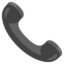 Telephone Receiver emoji, Google design