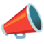 Megaphone emoji, Google design