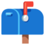 Download Closed Mailbox with Raised Flag emoji, Google style
