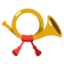 Postal Horn emoji, Google design