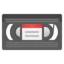 Videocassette emoji on Android
