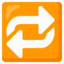 Repeat Button emoji, Google design