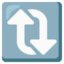 Download Clockwise Vertical Arrows emoji, Google style