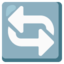 Download Counterclockwise Arrows Button emoji, Google style