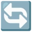 Counterclockwise Arrows Button emoji, Google design